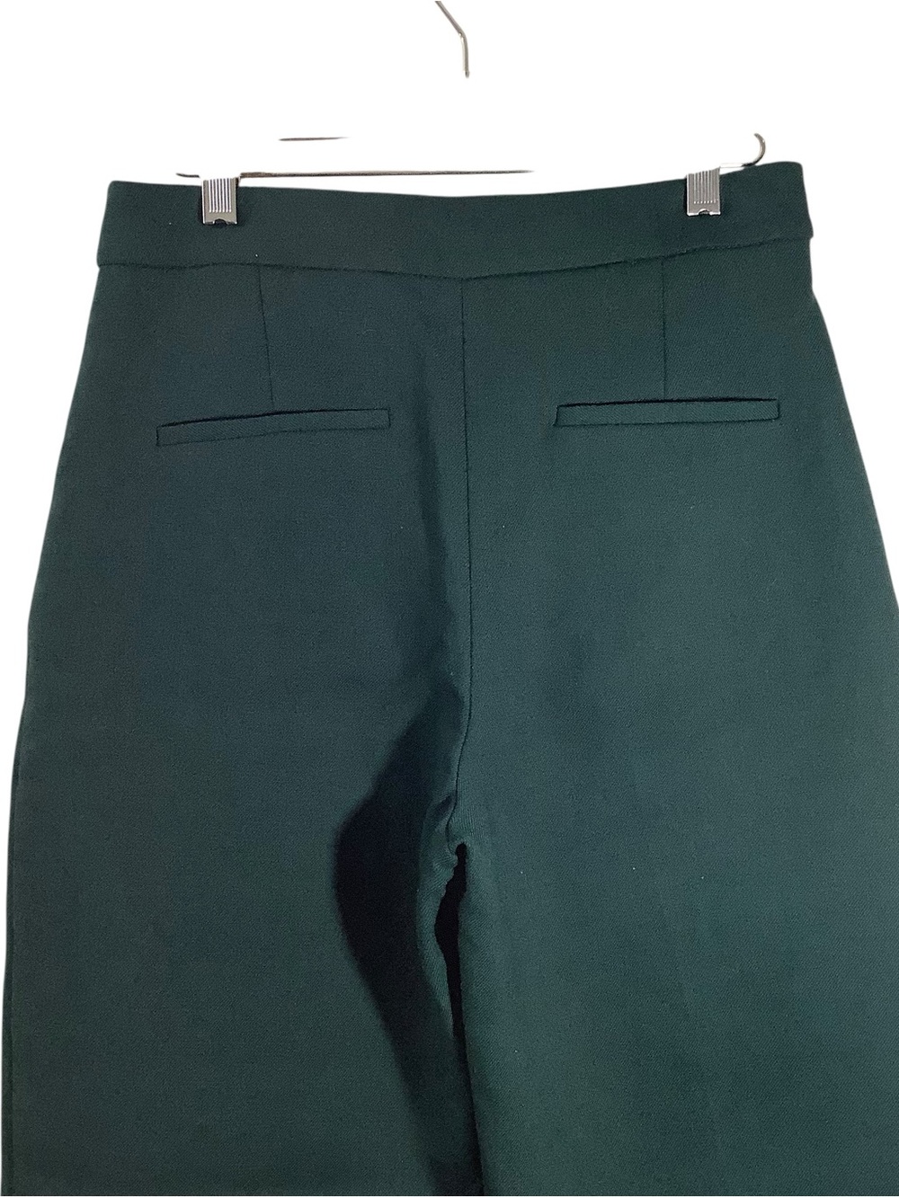 Sezane Green Martin Crop 7/8 Trouser High Rise Pant - Picture 5 of 10
